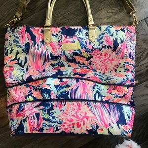 Lily Pulitzer weekender tote